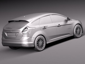 Focus Electric 2012-2014 Modelo 3D