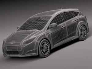 Focus Electric 2012-2014 3D Model