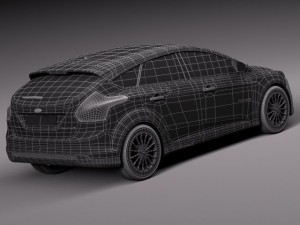 Focus Electric 2012-2014 Modelo 3D