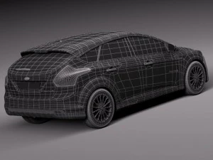 Focus Electric 2012-2014 3D Model