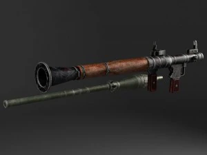 Bazuca RPG7 Modelo 3D