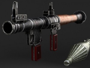 RPG7 Bazooka 3D Model