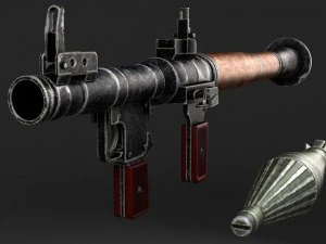 Bazuca RPG7 Modelo 3D