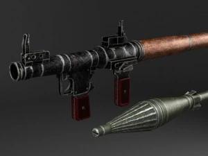 Bazuca RPG7 Modelo 3D