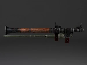Bazuca RPG7 Modelo 3D