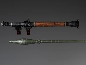 Bazuca RPG7 Modelo 3D