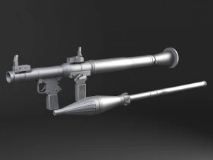 Bazuca RPG7 Modelo 3D