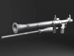 Bazuca RPG7 Modelo 3D