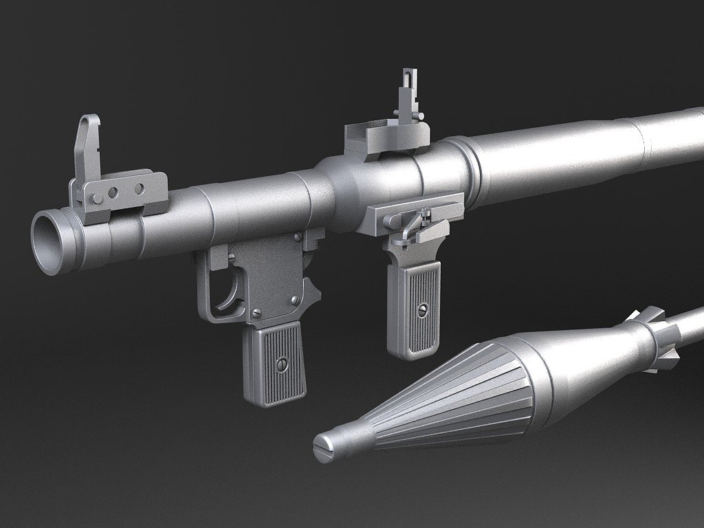 Roblox Classic Rocket Launcher - Download Free 3D model by