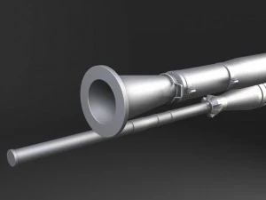 Bazuca RPG7 Modelo 3D