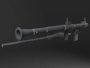 Bazuca RPG7 Modelo 3D