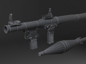 RPG7 Bazooka 3D Model