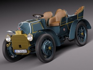 Lohner Porsche 1901 Modelo 3D