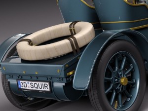 Lohner Porsche 1901 Modelo 3D