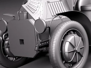 Lohner Porsche 1901 3D Model