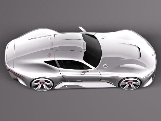 Mercedes-Benz vision gran turismo concept 3D Model in Concept 3DExport