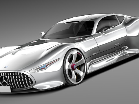 Mercedes-Benz Vision Gran Turismo Concept 2013 3D 모델