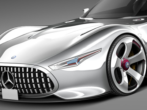Mercedes-Benz Vision Gran Turismo Concept 2013 3D 모델