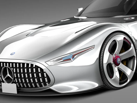 Mercedes-Benz Vision Gran Turismo Concept 2013 3D Model