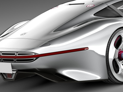 Mercedes-Benz Vision Gran Turismo Concept 2013 3D 모델