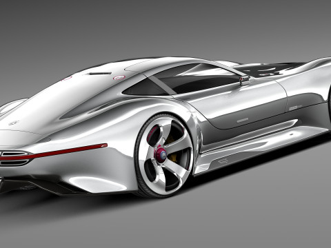 Mercedes-Benz Vision Gran Turismo Concept 2013 3D 모델