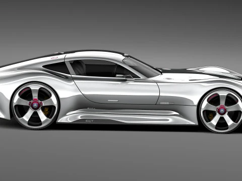 Mercedes-Benz Vision Gran Turismo Concept 2013 3D Model