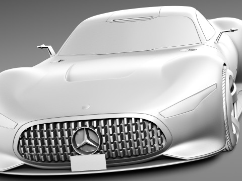 Mercedes-Benz Vision Gran Turismo Concept 2013 3D 모델