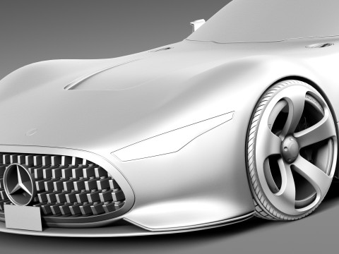 Mercedes-Benz Vision Gran Turismo Concept 2013 3D 모델