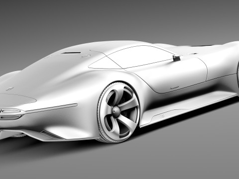 Mercedes-Benz Vision Gran Turismo Concept 2013 3D 모델