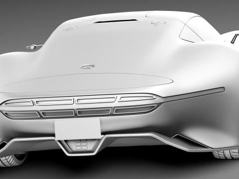Mercedes-Benz Vision Gran Turismo Concept 2013 3D 모델
