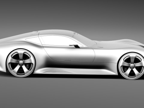 Mercedes-Benz Vision Gran Turismo Concept 2013 3D 모델