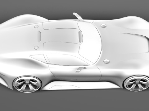 Mercedes-Benz Vision Gran Turismo Concept 2013 3D 모델