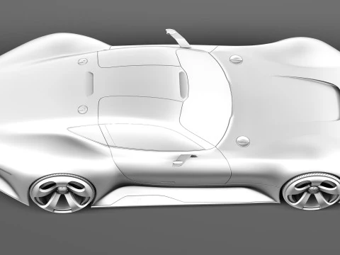 Mercedes-Benz Vision Gran Turismo Concept 2013 3D Model
