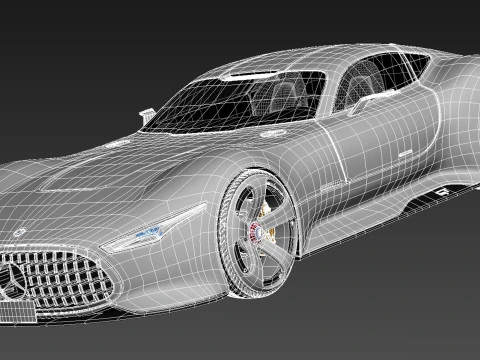Mercedes-Benz Vision Gran Turismo Concept 2013 3D Model