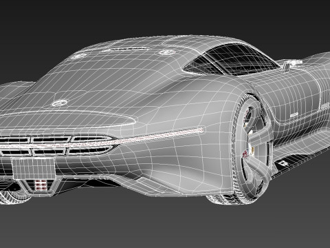 Mercedes-Benz Vision Gran Turismo Concept 2013 3D 모델