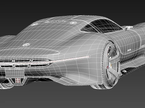 Mercedes-Benz Vision Gran Turismo Concept 2013 3D Model