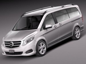 Mercedes-Benz V-class 2015 3Dモデル
