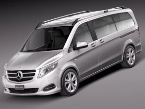Mercedes-Benz V-class 2015 3D Model