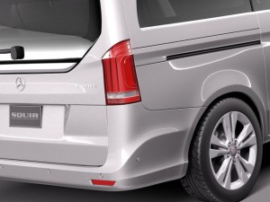Mercedes-Benz V-class 2015 3D Model