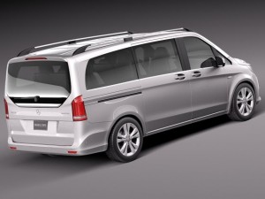 Mercedes-Benz V-class 2015 3D Model