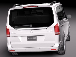Mercedes-Benz V-class 2015 3D Model