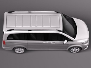 Mercedes-Benz V-class 2015 3D Model