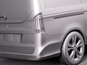 Mercedes-Benz V-class 2015 3D Model