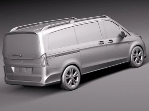 Mercedes-Benz V-class 2015 3D Model