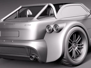 Donkervoort D8 GTO 2013 3D Model