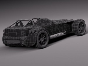 Donkervoort D8 GTO 2013 3D Model