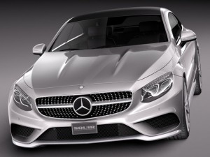 Mercedes-Benz S-class Coupe 2015 3D Model