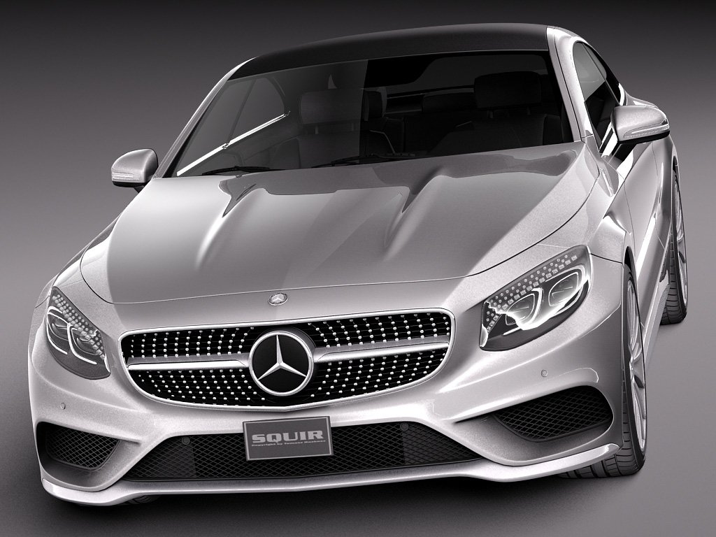 Mercedes Benz S Class Coupe 2015 3D Model in Royal Cars ...