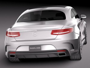 Mercedes-Benz S-class Coupe 2015 3D Model