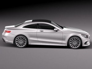 Mercedes-Benz S-class Coupe 2015 3D Model
